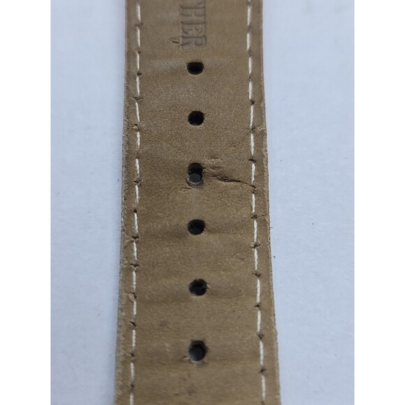 Burgi Automatic Skeleton Watch Rose Gold Crystal Bezel White Strap Exhibition - Picture 12 of 15